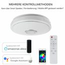 Bild 4 von Insma Deckenleuchte, Farbwechsler, 100W LED Deckenlampe bluetooth mit Lautsprecher Fernbedienung φ33cm