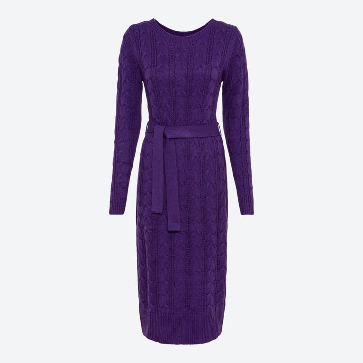 Bild 1 von Damen-Kleid mit Zopfmuster