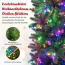 Bild 4 von COSTWAY Künstlicher Weihnachtsbaum, mit 648 PVC & PE Nadeln und 270 LEDs