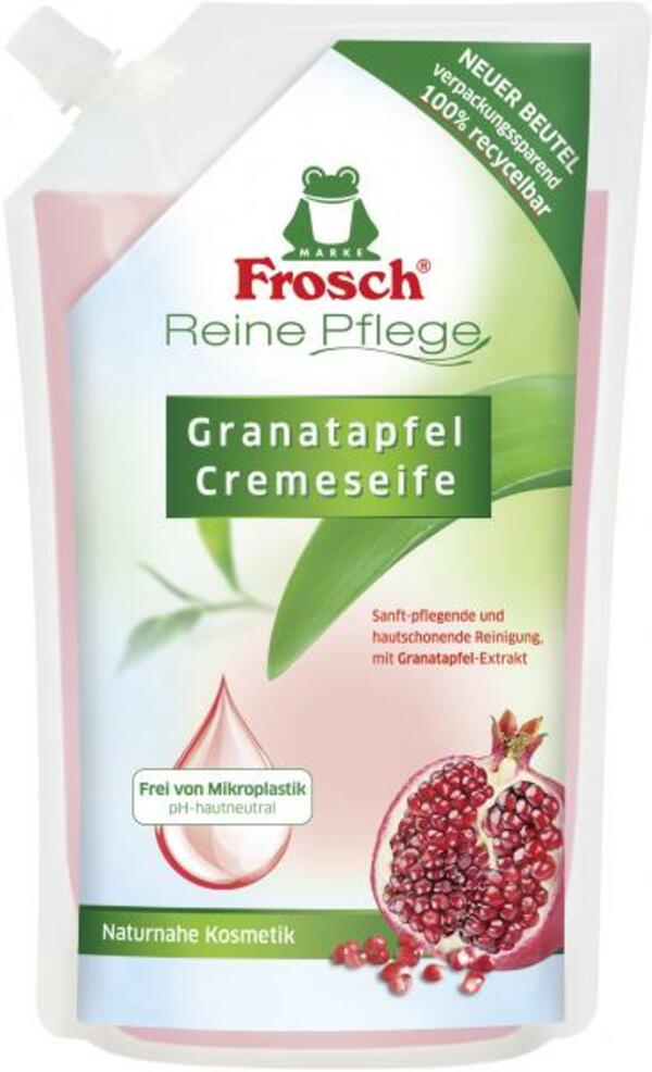 Bild 1 von Frosch Reine Pflege Cremeseife Granatapfel