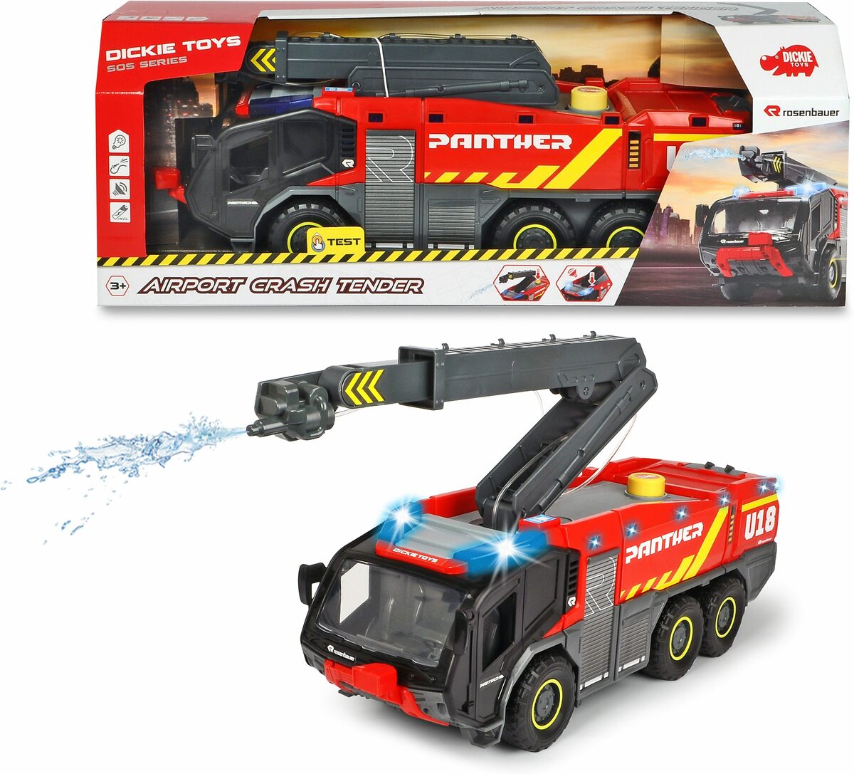 Bild 1 von Dickie Toys Spielzeug-Feuerwehr Airport Crash Tender, mit Licht und Sound