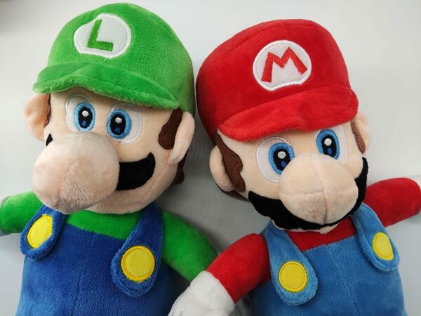 Bild 3 von soma Kuscheltier Luigi Plüschfigur XXL 38 cm kuschelweich (1-St), super mario kuscheltiere toad plüschfigur