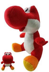 soma Kuscheltier Yoshi Drache Super Mario Brothers Rot 30cm plüsch, Super weicher Plüsch Stofftier Kuscheltier Super Mario Yoshi rot