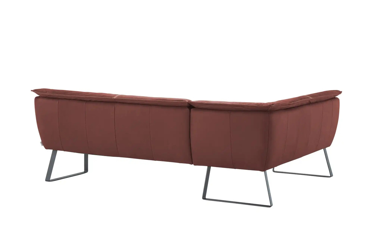 Bild 2 von Eckbank  Leder Alino Rot ca. 192x263 cm