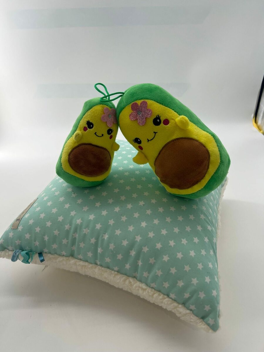 Bild 3 von soma Kuscheltier süße Avocado 20 cm Lebensmittel Früchte grün Gesicht, Super weicher Plüsch Stofftier Kuscheltier für Kinder zum spielen