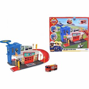 Dickie Toys Spielzeug-Auto Feuerwehrmann Sam Police Action Centre