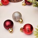 42 Stück Kleine Weihnachtskugeln Lila 6 Verschiede Produktbild-Vorschau 3