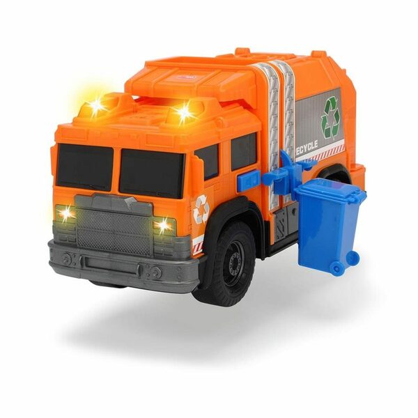 Bild 1 von Dickie Toys Spielzeug-Müllwagen Recycle Truck, 30cm großes Müllauto mit Licht und Sound Müllabfuhr Spielzeugauto