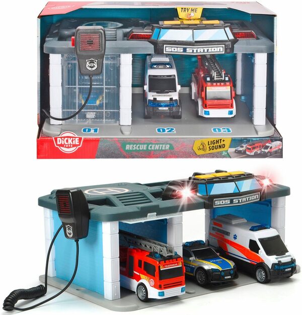 Bild 2 von Dickie Toys Spiel-Gebäude Rescue Center, mit Licht & Sound