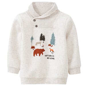 Jungen Sweatshirt mit Wald-Motiv