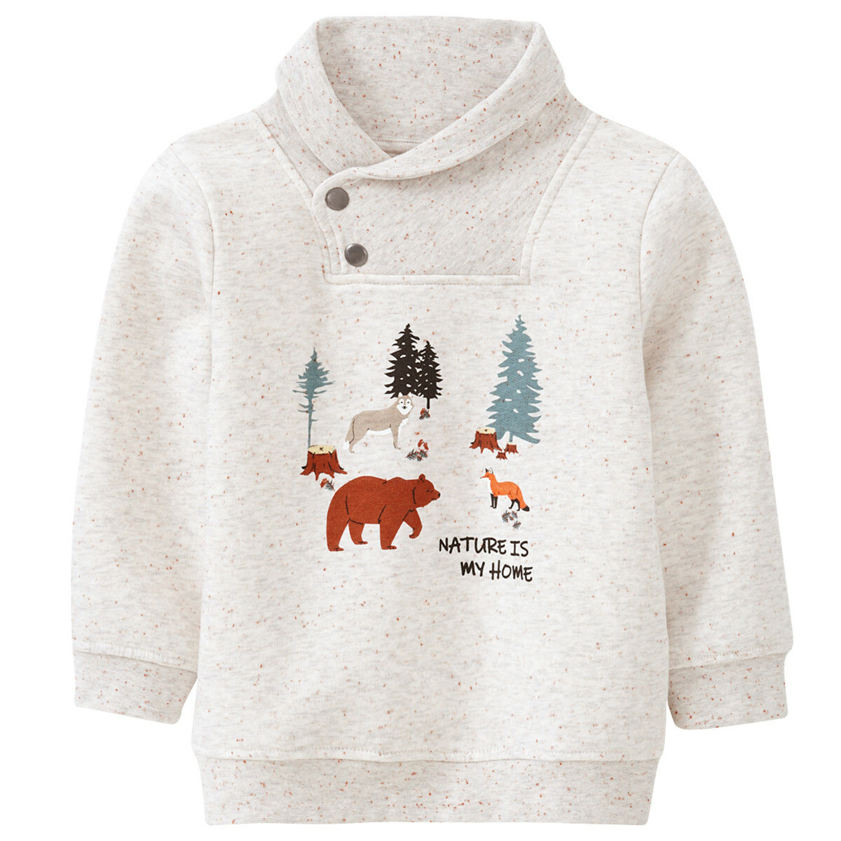 Bild 1 von Jungen Sweatshirt mit Wald-Motiv