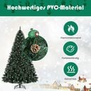 Bild 2 von COSTWAY Künstlicher Weihnachtsbaum, mit 714 PVC Nadeln & 49 Tannenzapfen