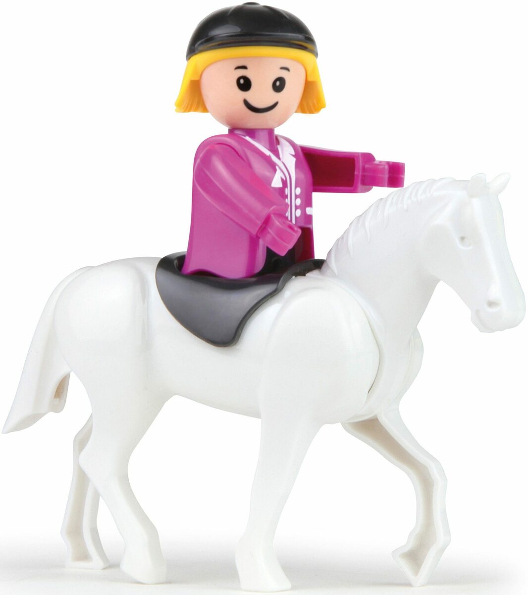 Bild 2 von Lena® Spielzeug-Traktor Truckies Set Bauernhof, inkluisve Schaufellader und Spielfigur; Made in Europe