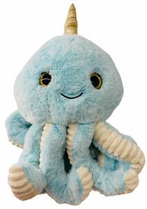 soma Kuscheltier Krake Plüsch Spielzeug Octopus Kuscheltier Cartoon Oktopus Blau 34 cm (1-St), Kuscheltier Cartoon Oktopus Stofftiere Plüschtiere Geburtstag Geschenk