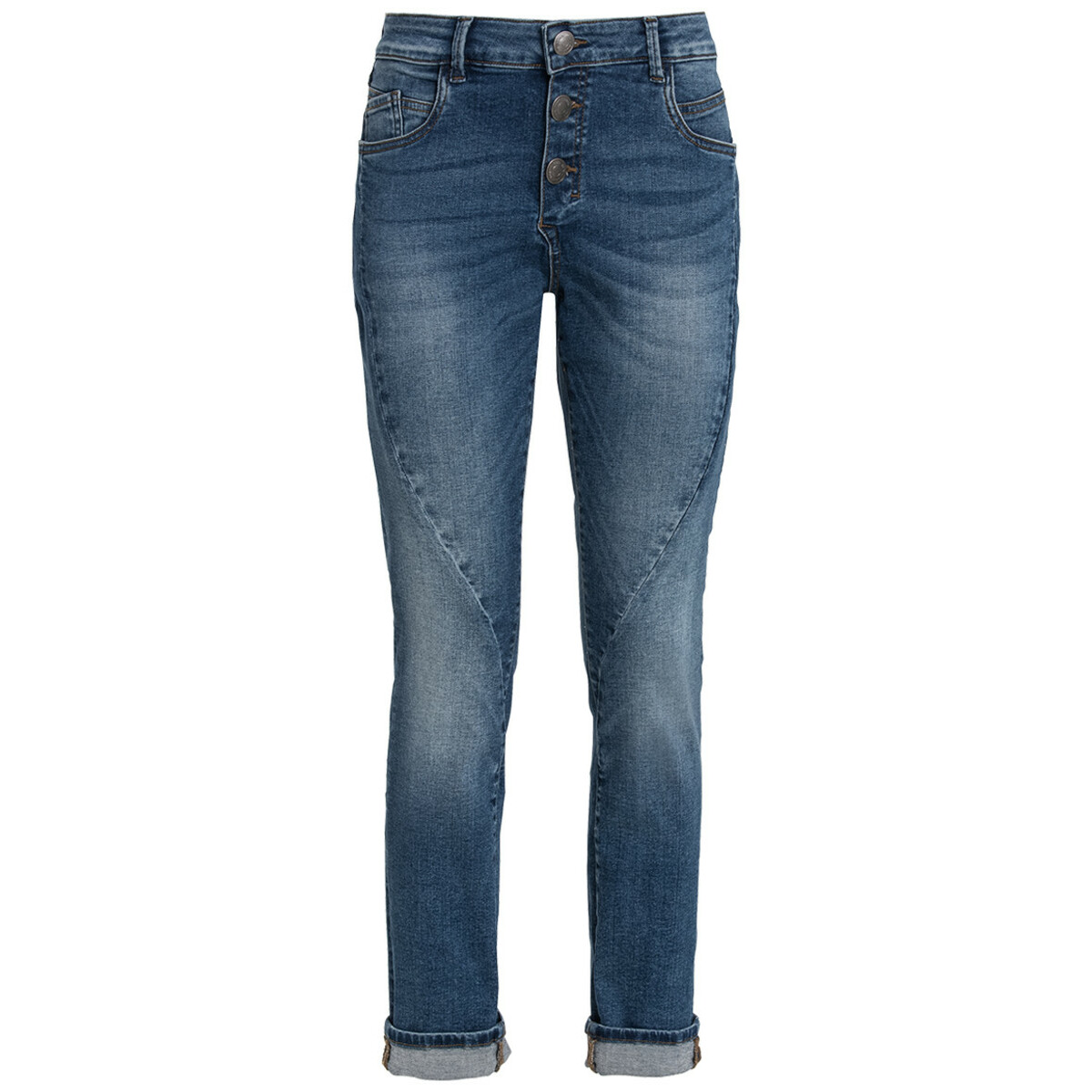 Bild 1 von Damen Slim-Jeans mit Ziernähten