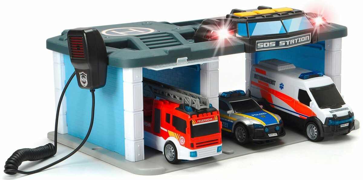 Bild 1 von Dickie Toys Spiel-Gebäude Rescue Center, mit Licht & Sound