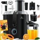 Bild 1 von KESSER® Entsafter für Obst und Gemüse aus Edelstahl 1100W große 85 mm Einfüllöffnung inkl. Reinigungsbürste und Saftbehälter 3 Geschwindigkeitsstufen, Saftpresse Juicer