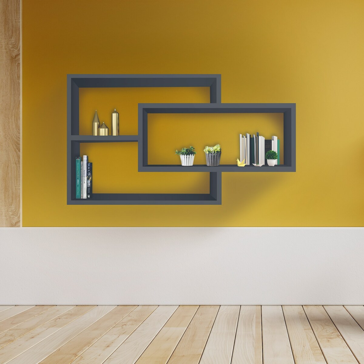 Bild 1 von TRAUMMÖBEL Wandregal KARO Schweberegal Anthrazit