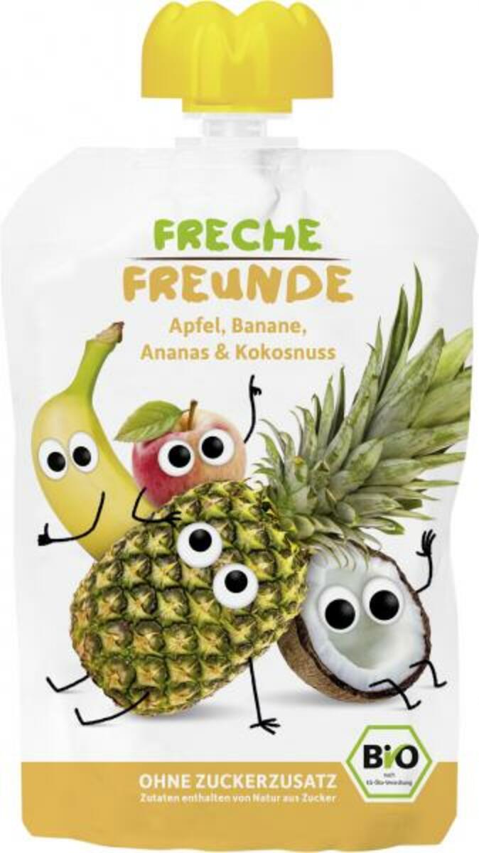 Bild 1 von Freche Freunde Quetschie Apfel-Banane-Ananas & Kokosnuss
