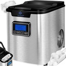 Bild 1 von KESSER® Eiswürfelbereiter   Eiswürfelmaschine Edelstahl   150W  Ice Maker   12 kg 24 h   3 Würfelgrößen   Zubereitung in 6 min   2,2 Liter Wassertank   Timer   LCD-Display   Selbstreinigungsfun