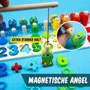 Bild 3 von GelldG Lernspielzeug Spielzeug ab 3 Jahren Holzspielzeug Angelspiel Kinder Lernspiele