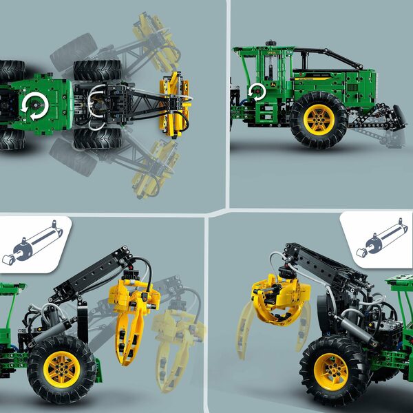 Bild 4 von LEGO® Konstruktionsspielsteine John Deere 948L-II Skidder (42157), LEGO® Technic, (1492 St), Made in Europe
