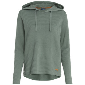 Damen Strickhoodie gerippt