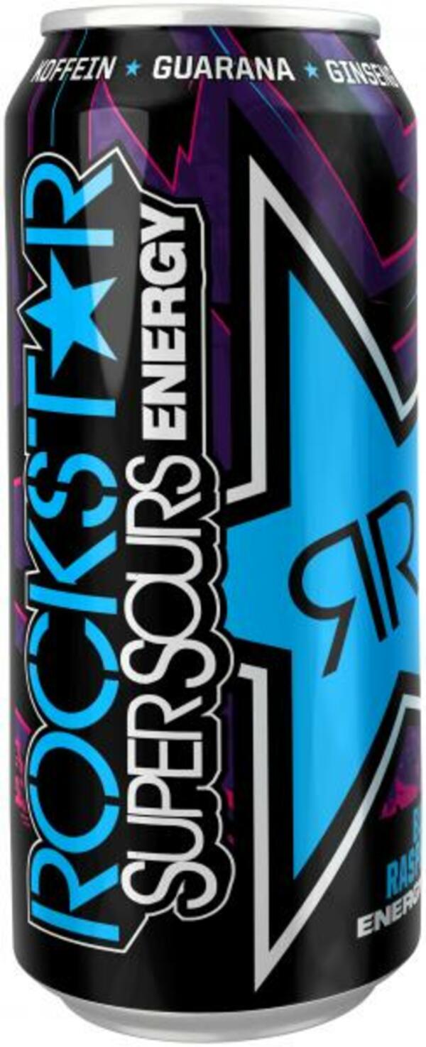 Bild 1 von Rockstar Energy Drink Super Sours Blue Raspberry (Einweg)