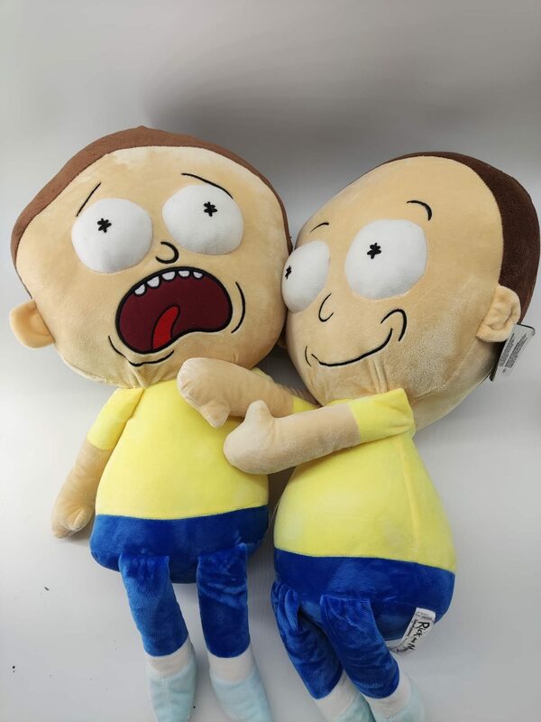 Bild 4 von soma Kuscheltier Rick & Morty Kuscheltier Plüsch Plüschfigur Morty Mund auf 67 cm, Super weicher Plüsch Stofftier Kuscheltier für Kinder zum spielen