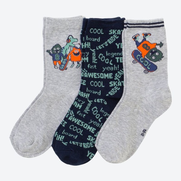 Bild 1 von Jungen-Socken, 3er-Pack