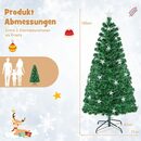 Bild 3 von COSTWAY Künstlicher Weihnachtsbaum, mit 8 Modi & 21 Sternenlichtern, 150cm