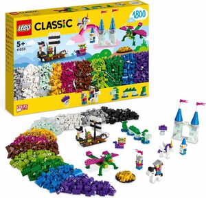 LEGO® Konstruktionsspielsteine Fantasie-Universum Kreativ-Bauset (11033), LEGO® Classic, (1800 St), Made in Europe
