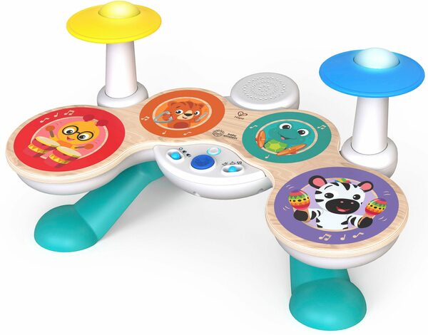 Bild 1 von Hape Spielzeug-Musikinstrument Holzspielzeug, Baby Einstein, Together in Tune Drums™, Connected Magic Touch™; FSC®- schützt Wald - weltweit