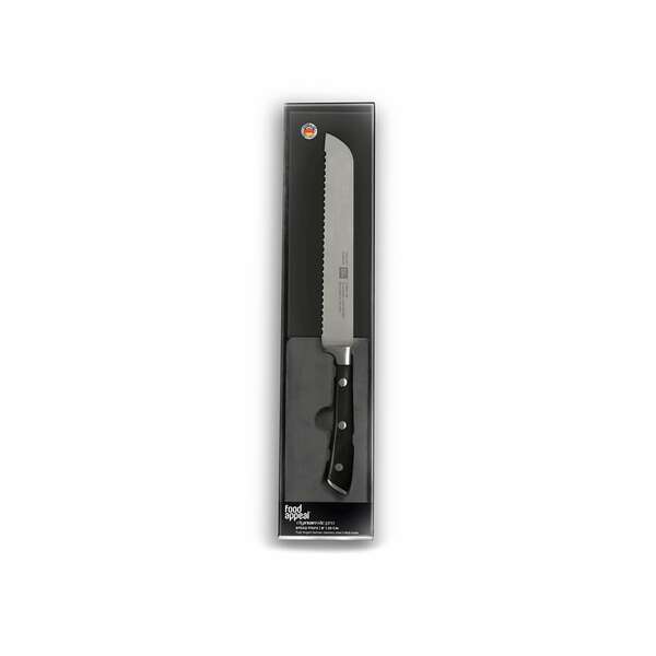 Bild 1 von food appeal Dynamic Pro Brotmesser 20cm   gezahnt   Edelstahl   schwarz   anti-Rost