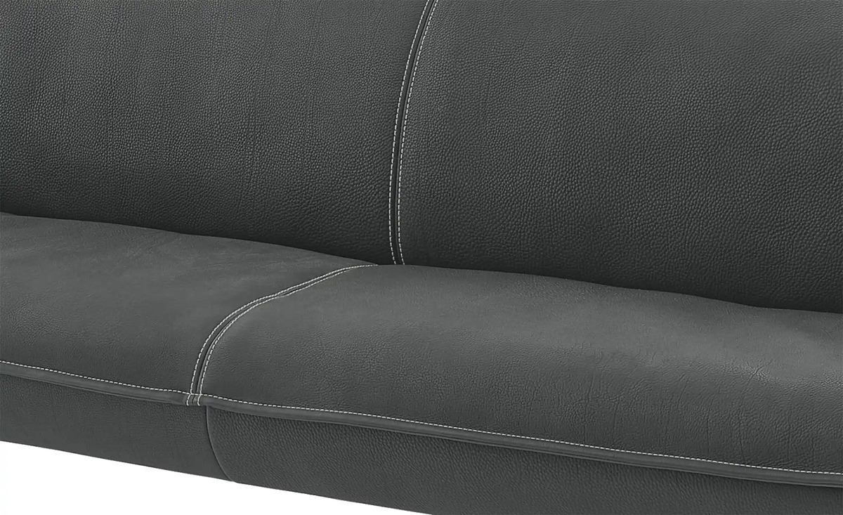 Bild 2 von Polsterbank  Leder Alino Dunkelgrau 188 cm