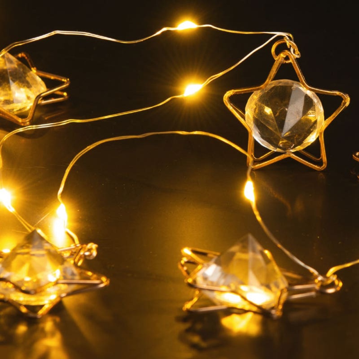 Bild 1 von Mikro-LED-Lichterkette im Sterndiamanten-Design, ca. 170cm