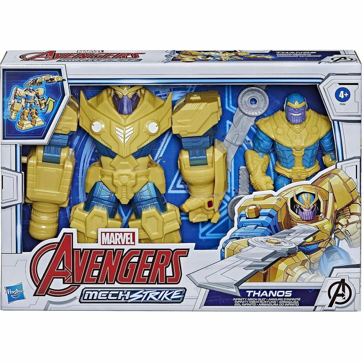 Bild 1 von Hasbro Actionfigur F02645L2 Avengers Mech Strike Thanos mit Infinity Mech