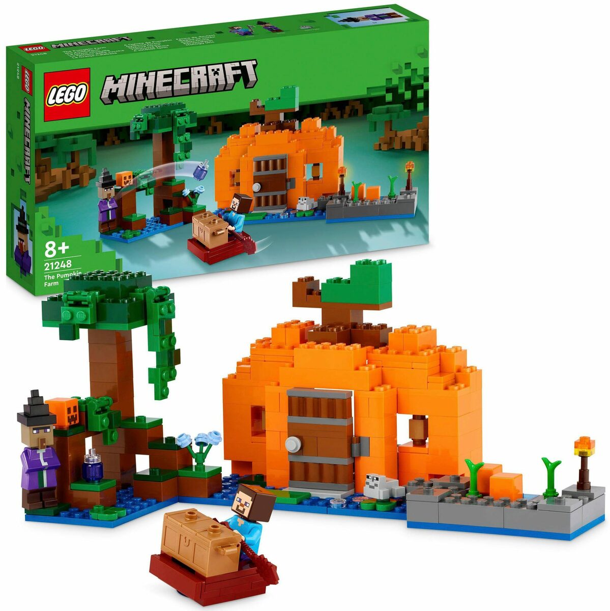 Bild 1 von LEGO® Konstruktionsspielsteine Die Kürbisfarm (21248), LEGO® Minecraft, (257 St), Made in Europe