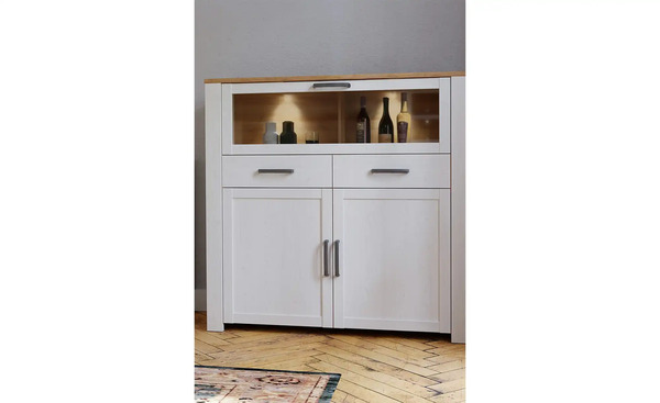 Bild 4 von Barschrank Toneo Eiche Sibiu weiß (Nachbildung)