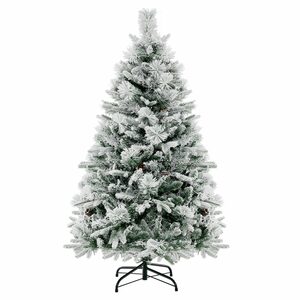 COSTWAY Künstlicher Weihnachtsbaum, mit 8 Lichtmodi & 472 PE PVC Zweigspitzen