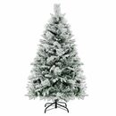 Bild 1 von COSTWAY Künstlicher Weihnachtsbaum, mit 8 Lichtmodi & 472 PE PVC Zweigspitzen