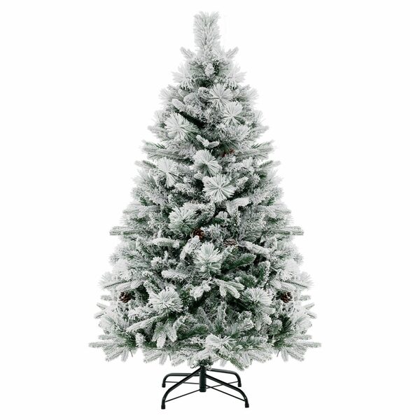 Bild 1 von COSTWAY Künstlicher Weihnachtsbaum, mit 8 Lichtmodi & 472 PE PVC Zweigspitzen