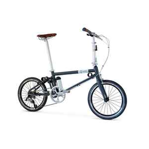 Ahooga Folder Style+ hybrid 24V, city e-bike folding, unisex, charcoal