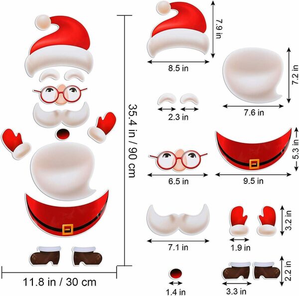 Bild 3 von ZmdecQna Sticker Kühlschrank Magnete Set für Weihnachten Dekoration, Süß Lustig