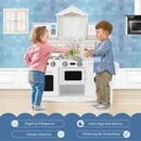 Bild 4 von COSTWAY Spielküche Kinderküche, aus Holz, mit Zubehör & Waschmaschine