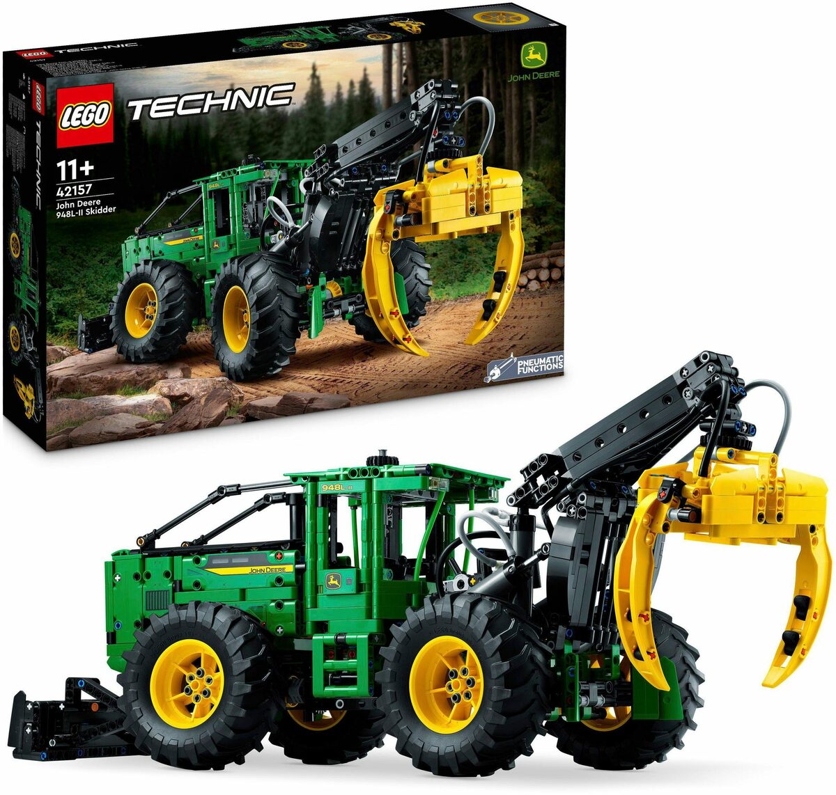 Bild 1 von LEGO® Konstruktionsspielsteine John Deere 948L-II Skidder (42157), LEGO® Technic, (1492 St), Made in Europe