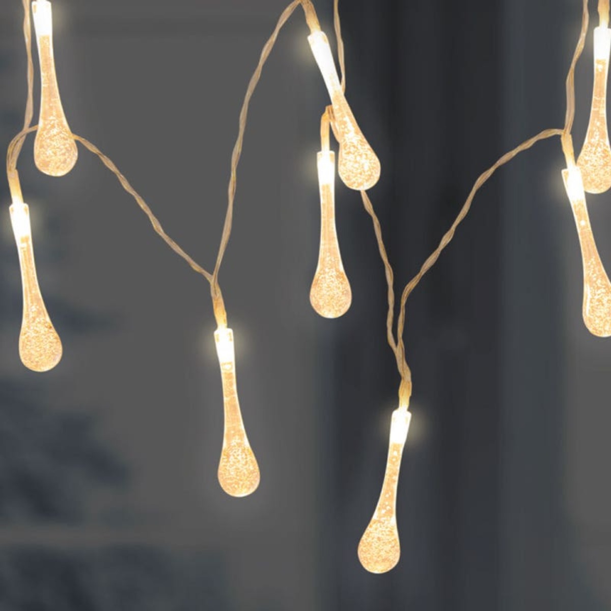 Bild 1 von LED-Lichterkette in Wassertropfen-Design, ca. 335cm