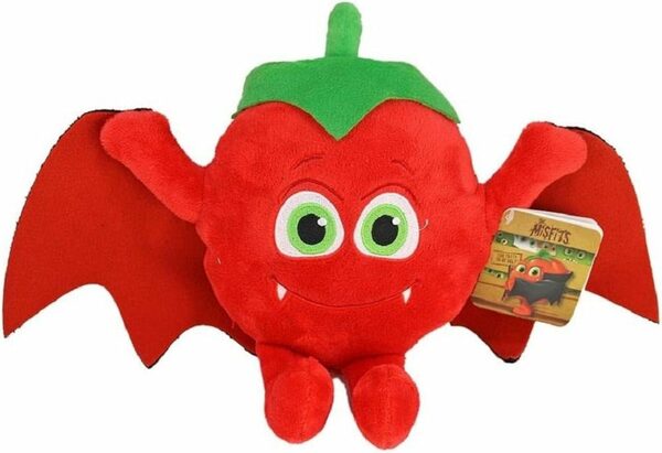 Bild 1 von soma Kuscheltier Kuscheltier Plüschtier The Misfits 26 cm Kissen Tomate Dracula 26 cm, Gemüsekorb Speise Obst Zubehör für Kaufladen und Kinderküche Stofftier