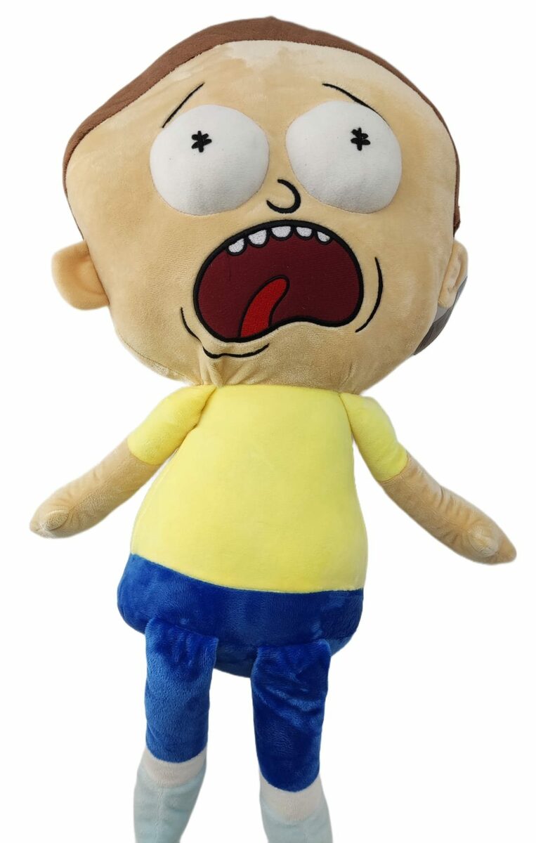 Bild 1 von soma Kuscheltier Rick & Morty Kuscheltier Plüsch Plüschfigur Morty Mund auf 67 cm, Super weicher Plüsch Stofftier Kuscheltier für Kinder zum spielen