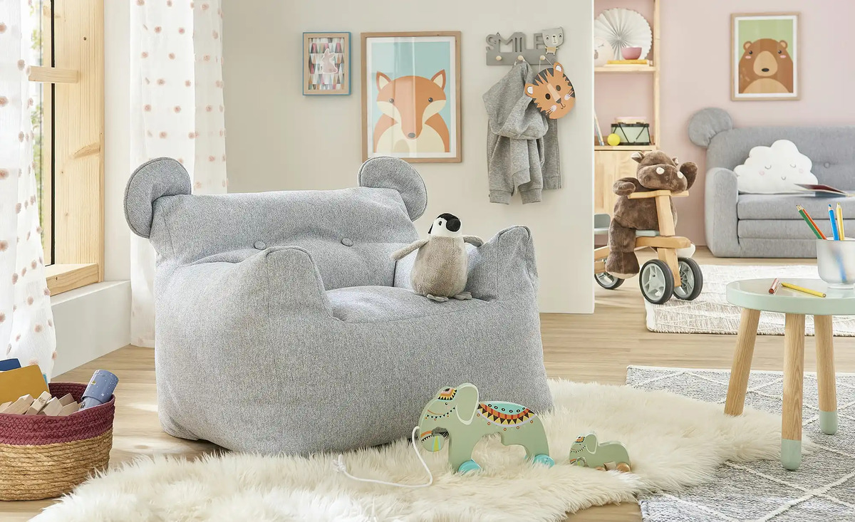 Bild 2 von Kindersessel mit Ohren Bommel